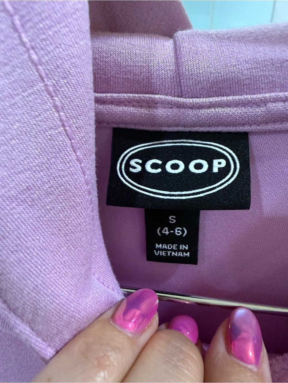 Scoop Scubaknit Hoodie Barrel Pants Set S NWT